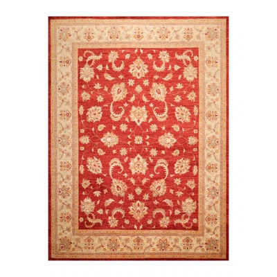 One-of-a-Kind Galileo Hand-Knotted 8'10'' x 11'8'' Wool Area Rug in Red | Wayfair North America