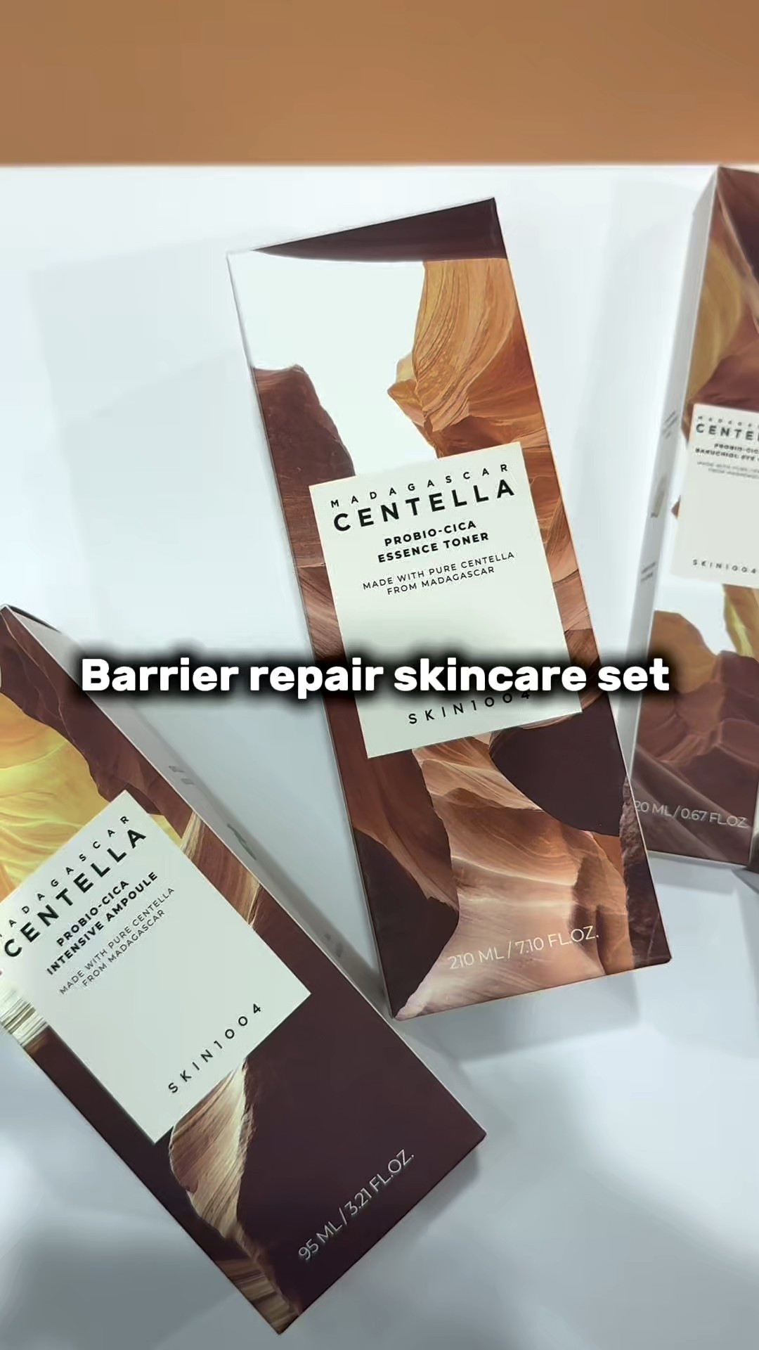 Perfect set to repair damaged skin barrier 