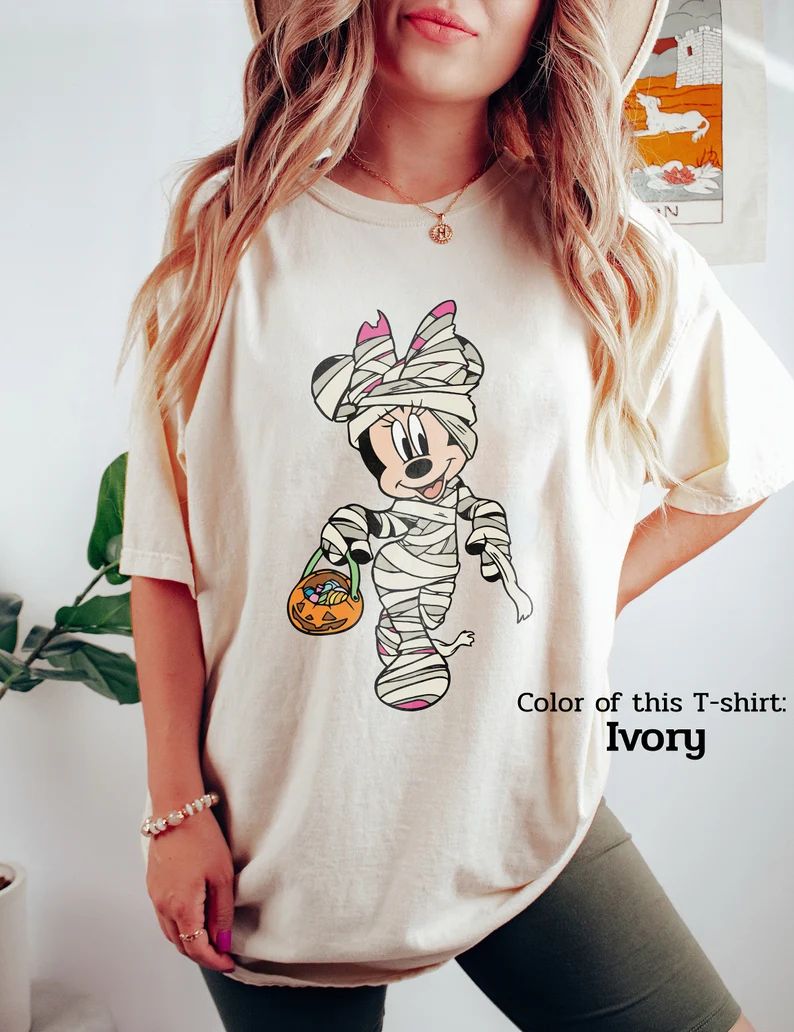 Disney Mickey Mummy Comfort Color Shirt Disney Halloween - Etsy | Etsy (US)