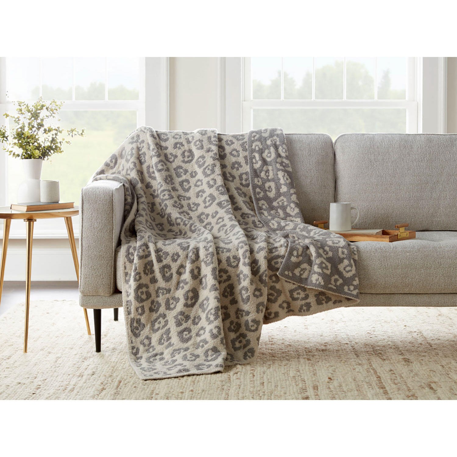 Member’s Mark Luxury Premier Collection Cozy Knit Animal Print Throw (Assorted Colors) | Sam's Club