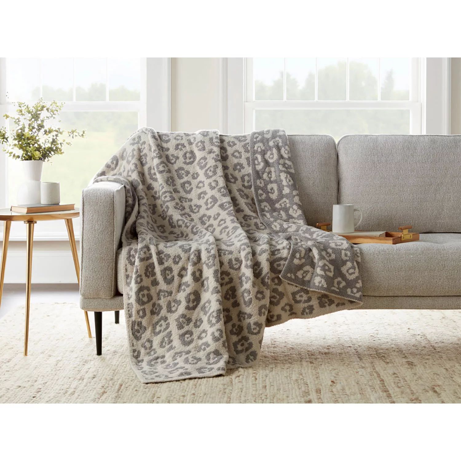 Member’s Mark Luxury Premier Collection Cozy Knit Animal Print Throw (Assorted Colors) | Sam's Club