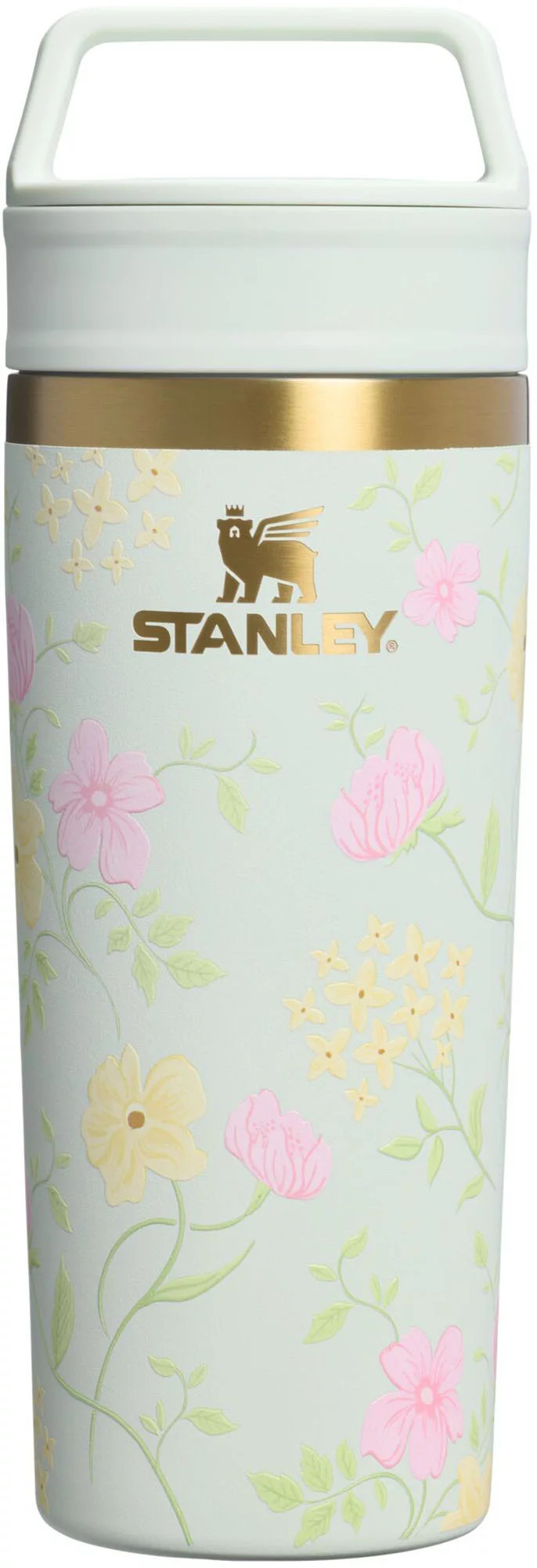 Stanley 16oz. Cafe To Go Mug - Spring Blossoms Green | Golf Galaxy