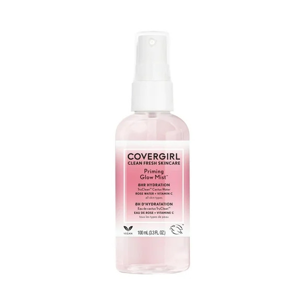 COVERGIRL Clean Fresh Skincare Priming Glow Face Mist, 3.3 fl oz | Walmart (US)