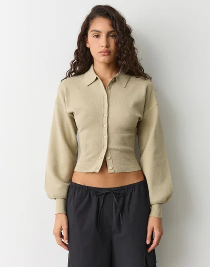 Cinched Collared Cardigan | Glassons (Australia)