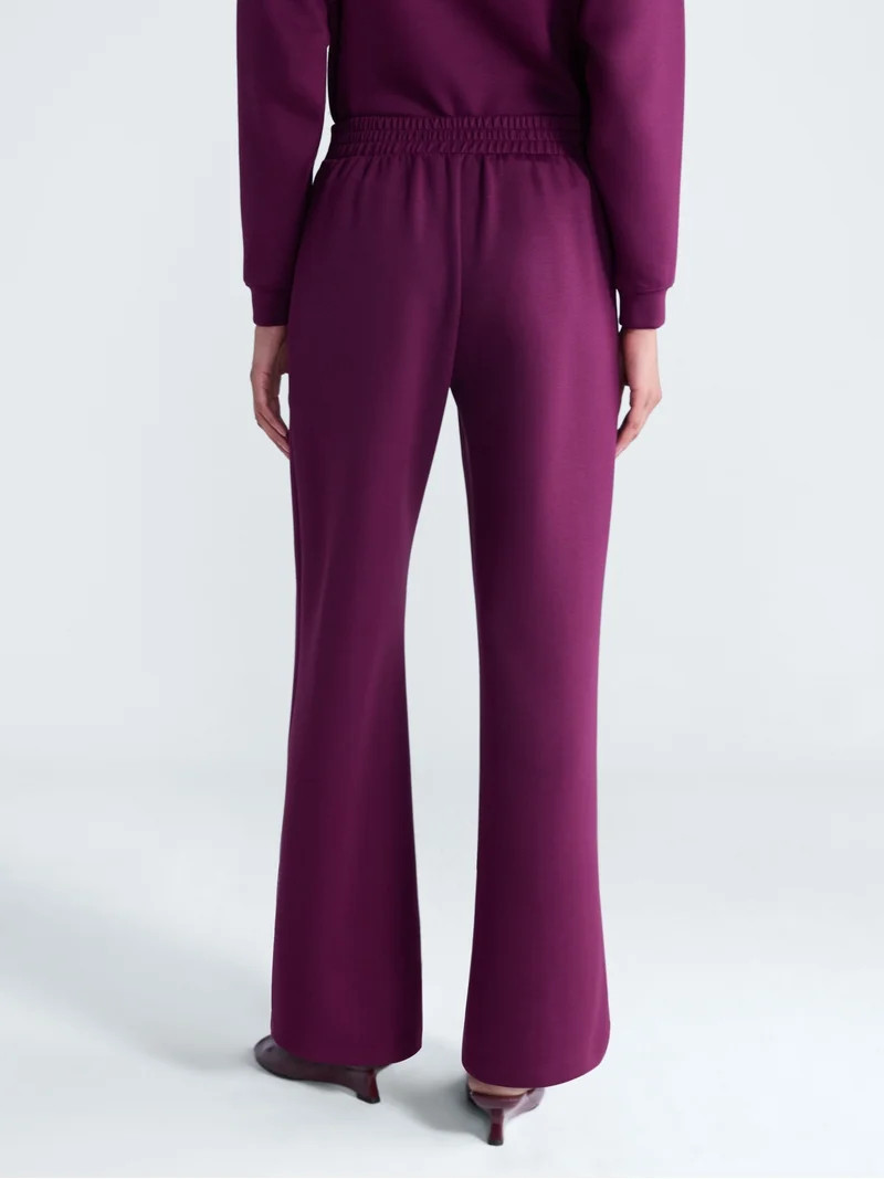 Scoop Women's and Women's Plus Scubaknit Seamed Pants, Regular, Short Lengths, Sizes XS-4X | Walmart (US)