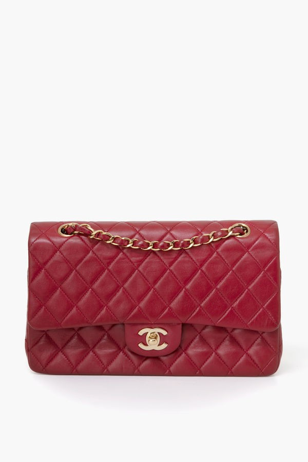 Chanel Red Lambskin 2.55 10 Inch Bag | Tuckernuck (US)