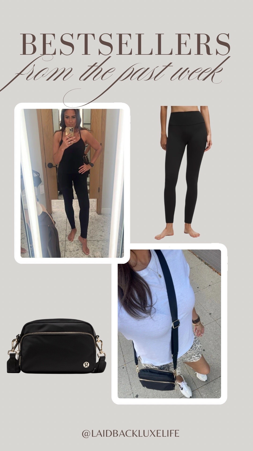 I love @lululemon for comfortable and flattering workout wear. Wearing a size 8 in leggings. This crossover bag fits a lot and I use it regularly for essentials. The gold accents make it elevated. ￼#LaidbackLuxeLife

Hey Beautiful! Feel free to comment on this post if you have any questions! 🫶🏽

Follow me for more fashion finds, beauty faves, lifestyle, home decor, sales and more! So glad you’re here!! XO, Karma

#LTKmomlife #LTKOver40 #LTKActive