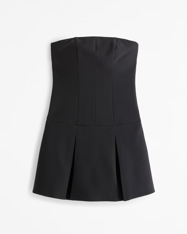 Women's Strapless Pleated Skort | Women's New Arrivals | Abercrombie.com | Abercrombie & Fitch (US)