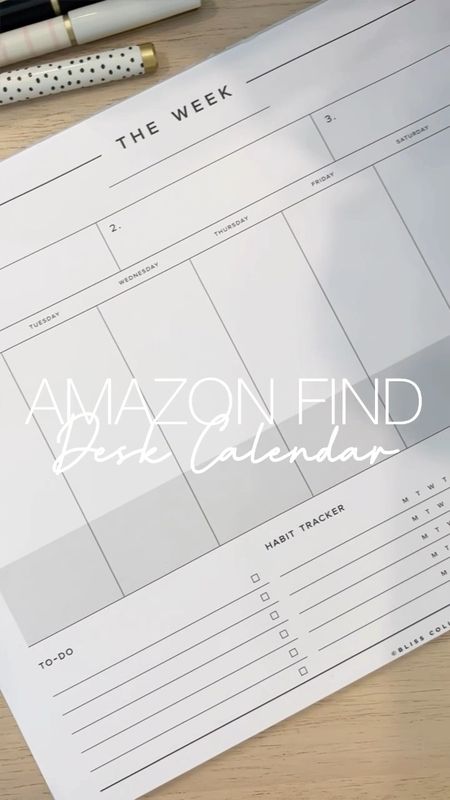 Amazon find. Desk weekly planner. 

#LTKGiftGuide #LTKfindsunder50 #LTKSeasonal