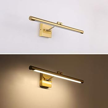 LED Picture Light Fixtures 24.4 Inches, Full Metal Artwork Wall Lamp with Single Swing Arm, 14W (70W | Amazon (US)