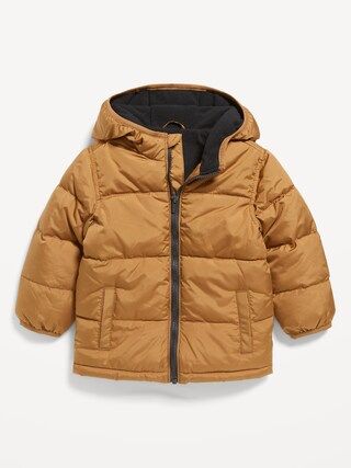 Frost-Free Water-Resistant Unisex Zip Puffer Jacket for Toddler | Old Navy (US)
