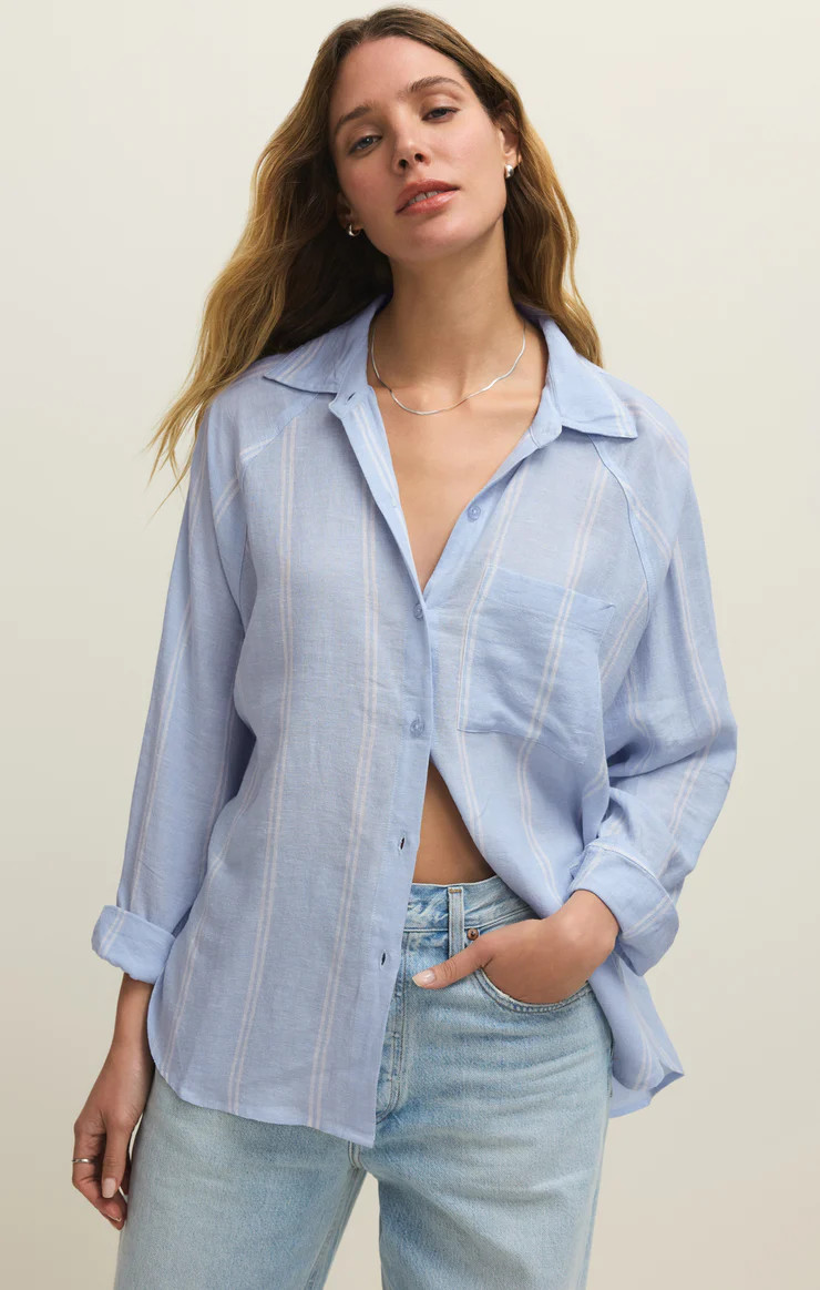 The Perfect Linen Striped Top | Z Supply