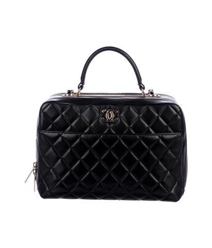Chanel Trendy CC Bowling Bag Black Chanel Trendy CC Bowling Bag | The RealReal