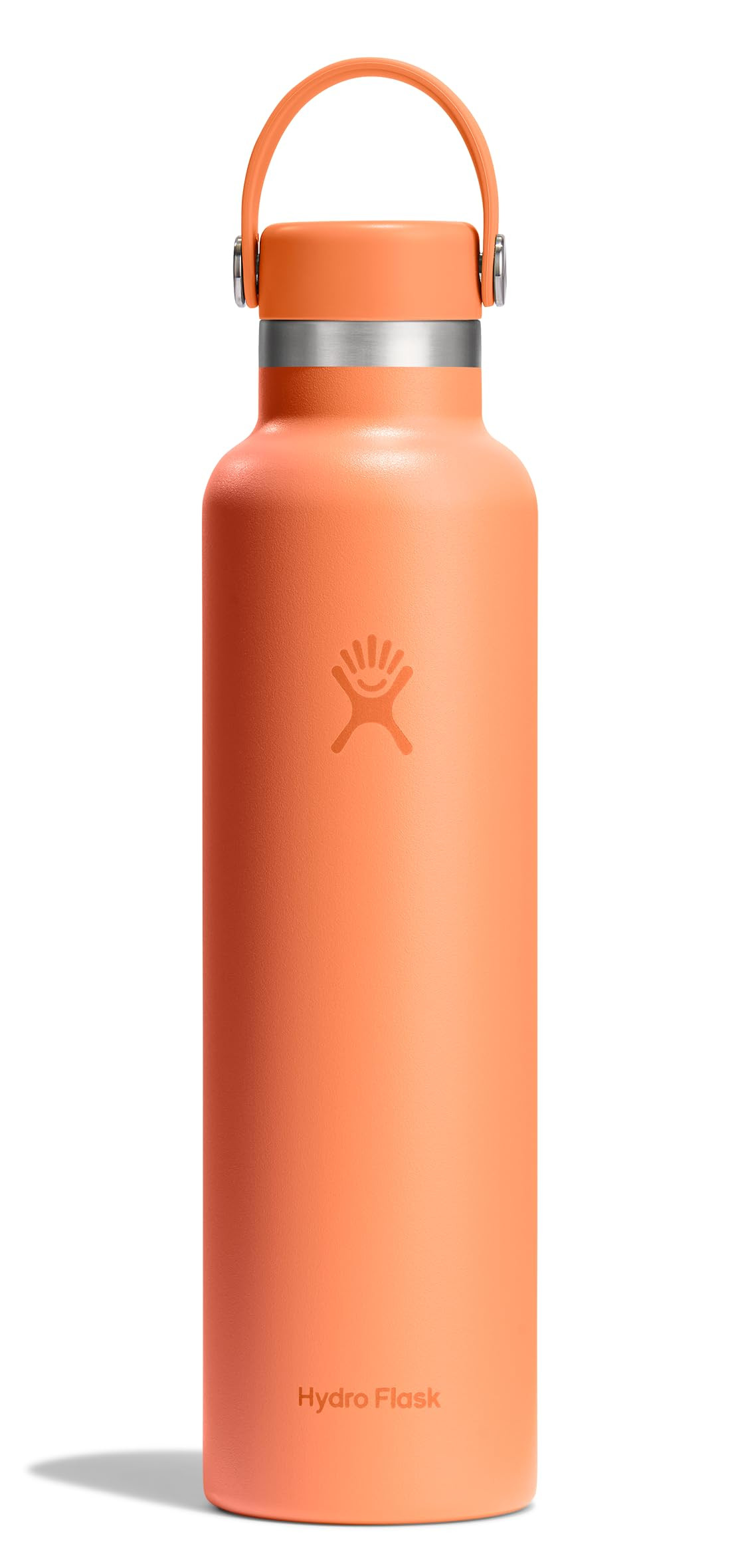Hydro Flask Water Bottle - Insulated Stainless Steel - Non Spill, Leakproof in 24 Oz Nectar Orang... | Amazon (US)