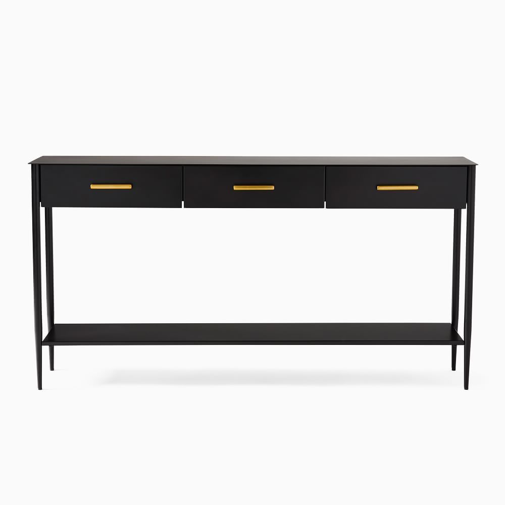 Metalwork Console - Hot Rolled Steel | West Elm (US)