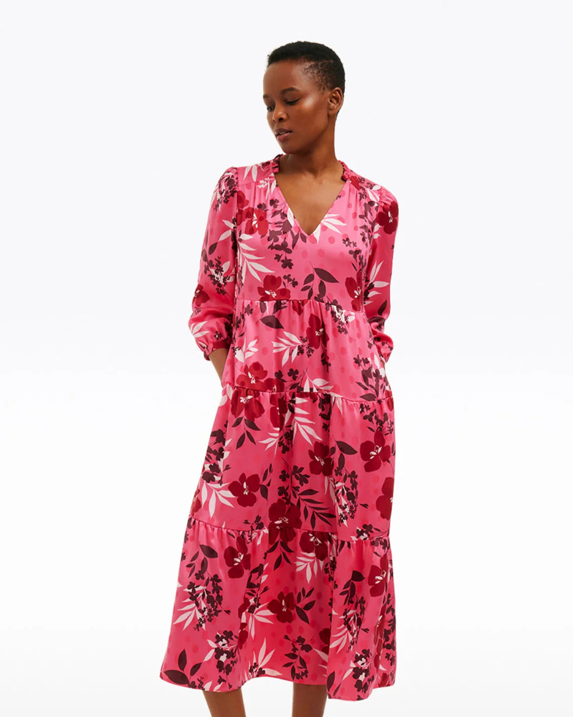 Katie Midi Dress in Spring Floral | Draper James (US)