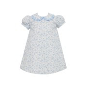 Petit Bebe Float Dress- Light Blue Bird Print | Ellifox