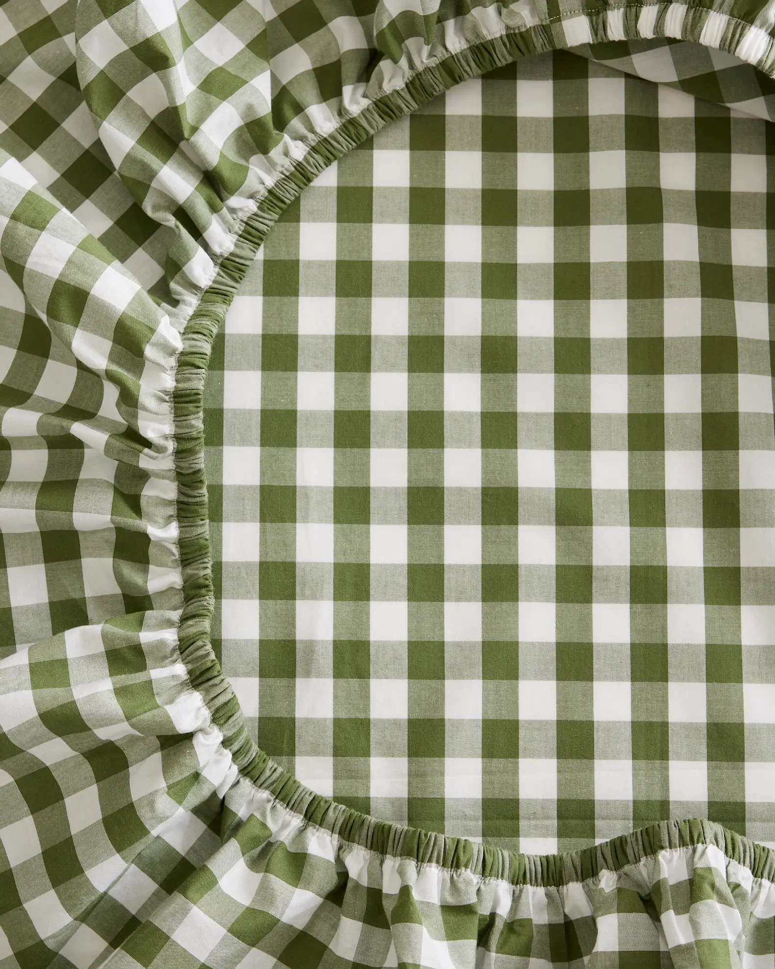 Classic Organic Percale Gingham Deluxe Bedding Bundle | Quince