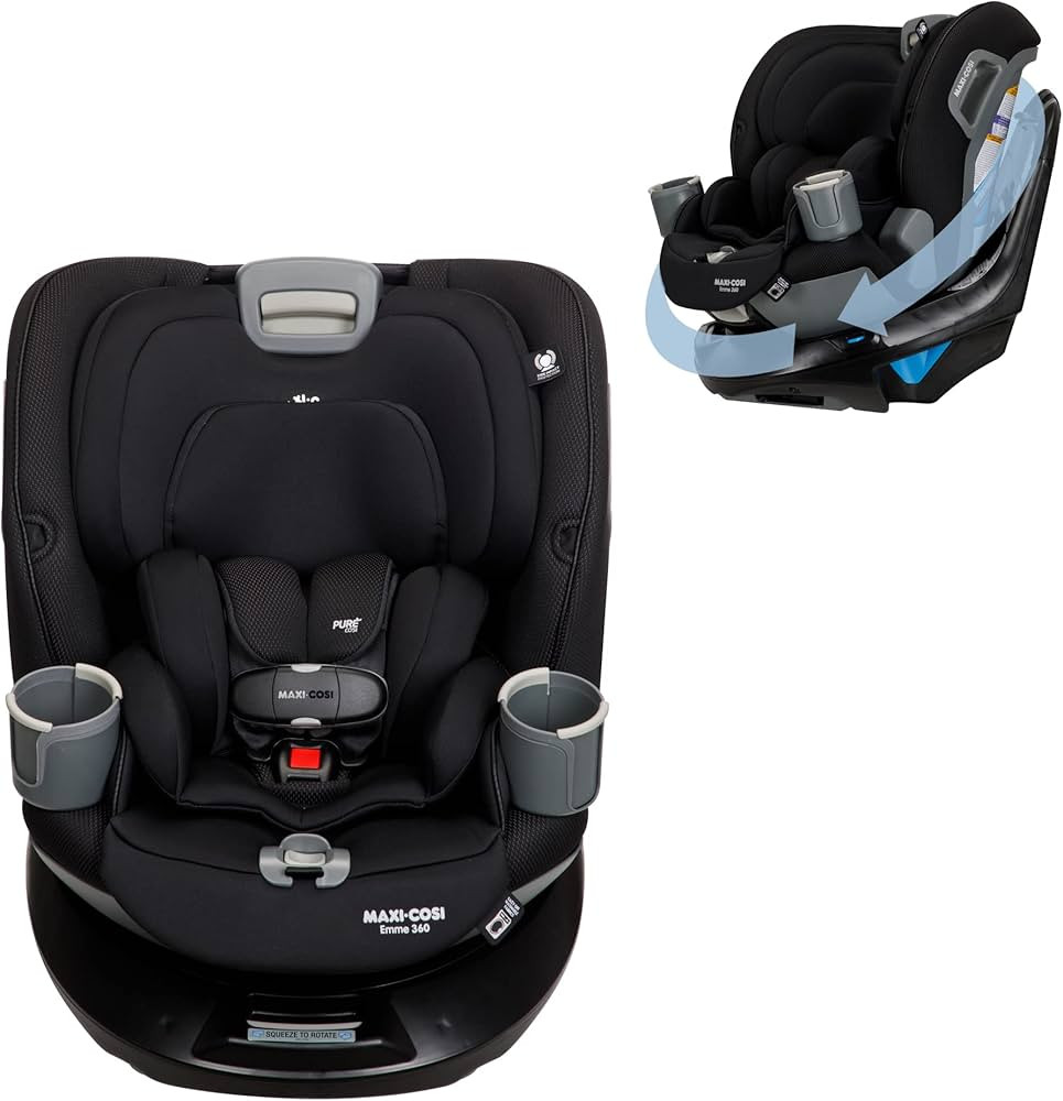 Maxi-Cosi Emme 360 Car Seat: Rotating Car Seat 360, All-in-One Convertible, Car Seat 360 Rotation... | Amazon (US)