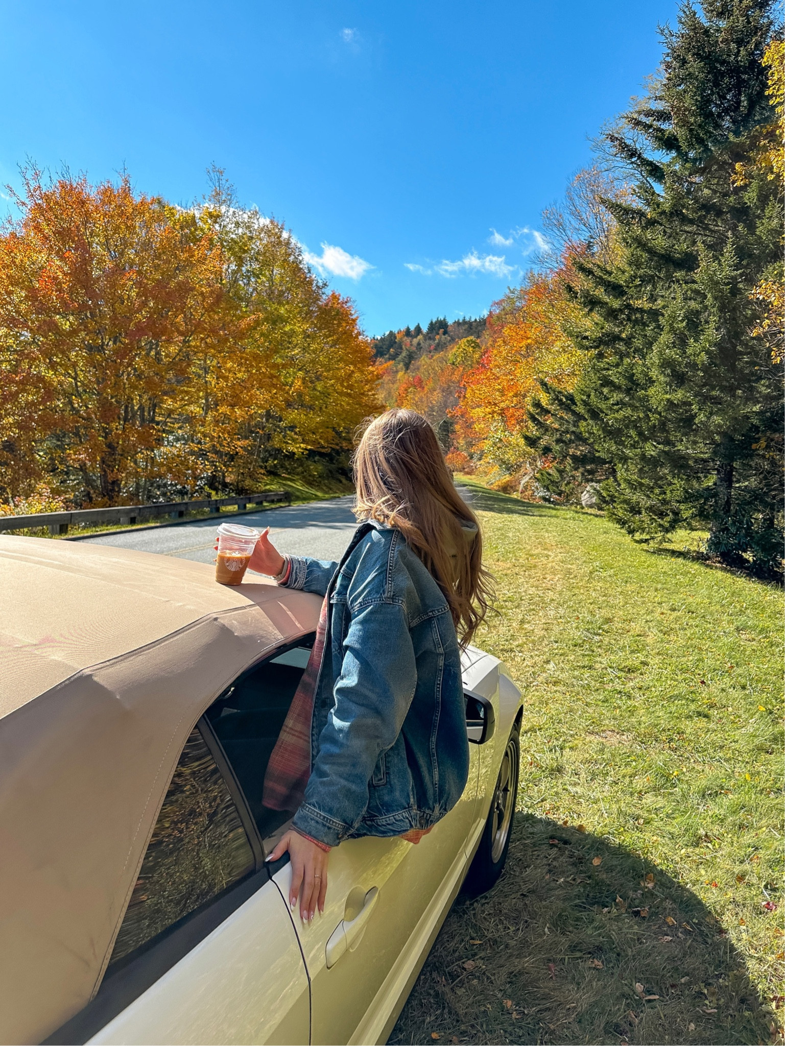 the perfect fall mountain trip outfit 🚗🌲🍁🐻


fall leaves, october leaves, blue ridge parkway, north carolina mountains, pose inspo, fall outfit, flannel season, ugg season, fall fashion, fall ootd, sweater weather, aesthetic outfits, fall outfits, comfy outfits, fall aesthetic, aesthetic style, fashion style, fashion inspo, style inspo, outfit inspiration, pinterest girl, pinterest aesthetic, casual style, princess polly fashion, date night idea, nc living, travel diaries 

#LTKHalloween #LTKtravel #LTKstyletip