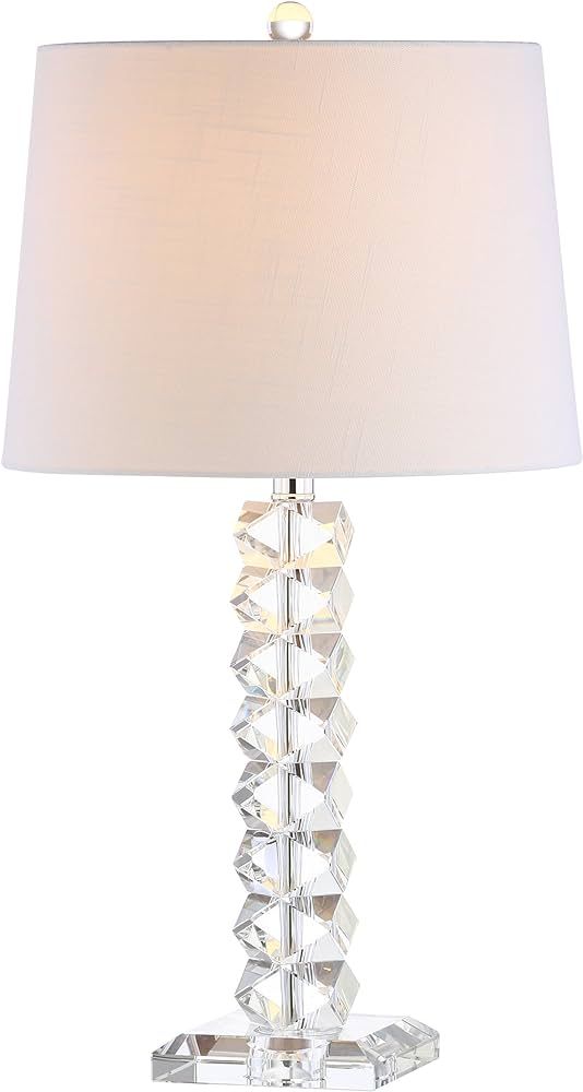 JONATHAN Y JYL2013A Julia 25.5" Crystal LED Table Lamp Modern Contemporary Glam Bedside Desk Nigh... | Amazon (US)