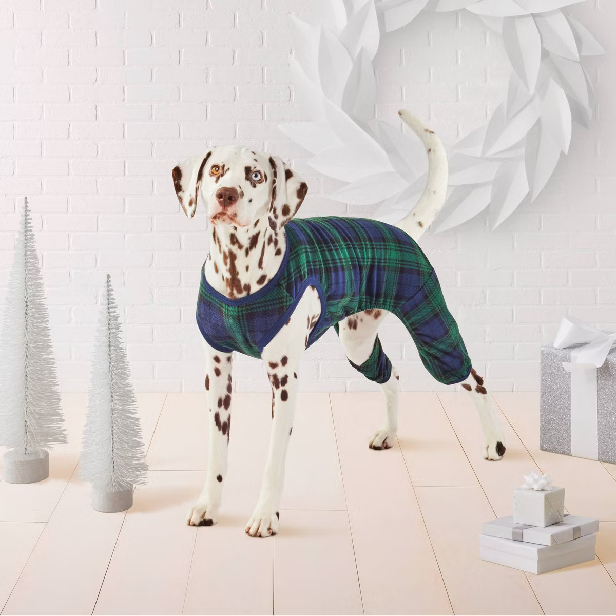 Brushed Fleece Plaid Pet Pajamas - Wondershop™ | Target