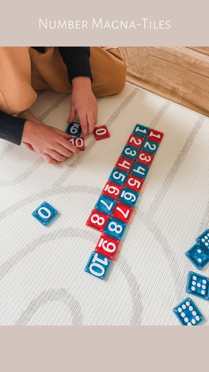 We’ve been having the best time with @magnatiles new number set! It’s no secret that my little engineer-brained son loves numbers, so incorporating them into our every day play has been so easy!

This is our first time playing around with equations, and having the color-coded math symbols has been a great help in learning 🥰 

#LTKmomlife #LTKdayinmylife #LTKKids