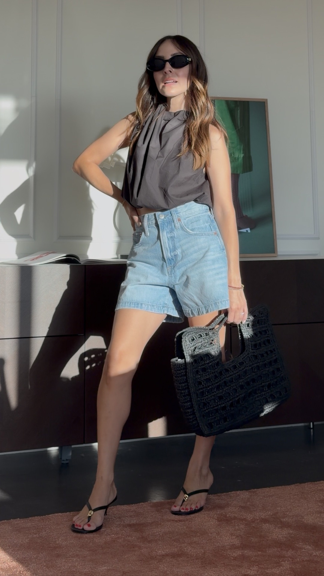 The only pair of jean shorts you need this summer! Flattering, high waist, a-line and affordable!

#LTKootd #LTKOver40 #LTKPetite