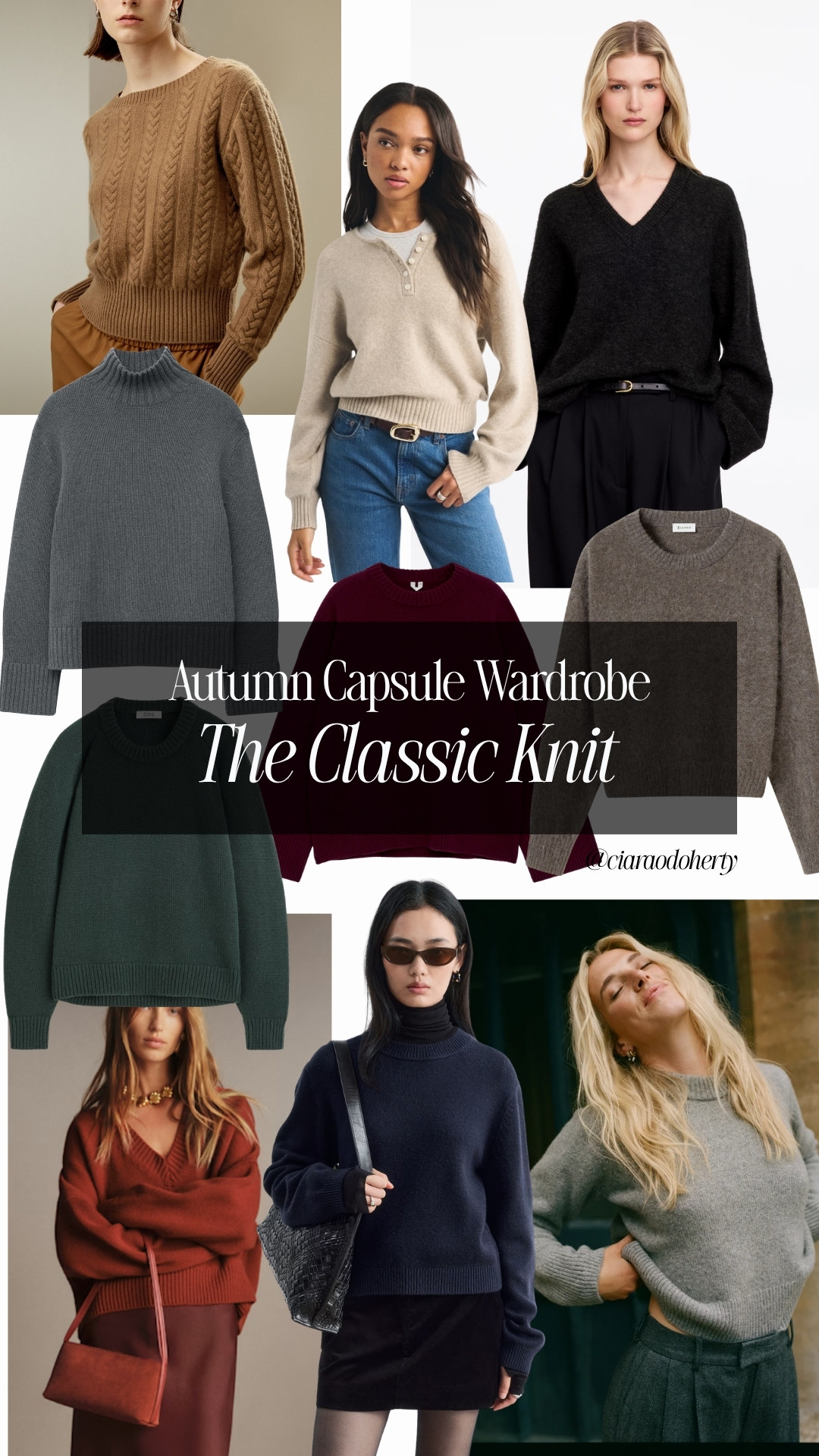 Autumn Capsule Wardrobe: The Classic Knit, wool, cashmere, chunky jumpers

#LTKFashionMonth #LTKautumn