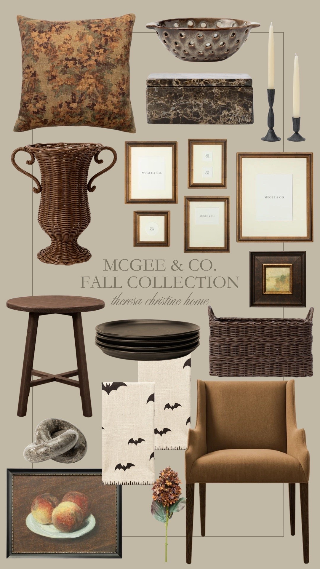McGee & Co Fall Collection favorites 🍂🤎 Loving these moody, gorgeous finds for our home this season. A little bit spooky and a little bit elevated. My favorites! 🍁

#LTKHome #LTKSeasonal