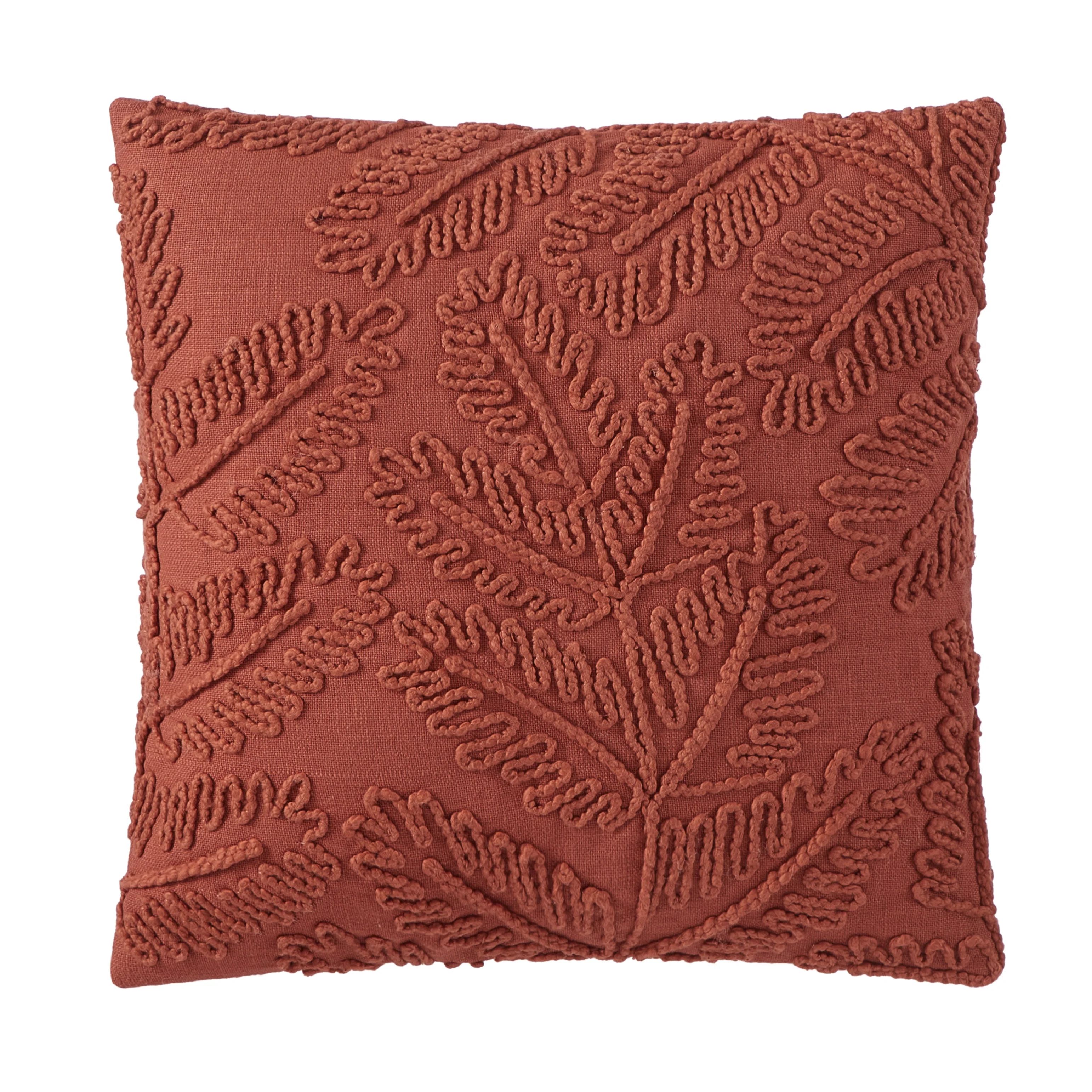 Mainstays Red Canyon Fern Pillow, 18"x18" - Walmart.com | Walmart (US)