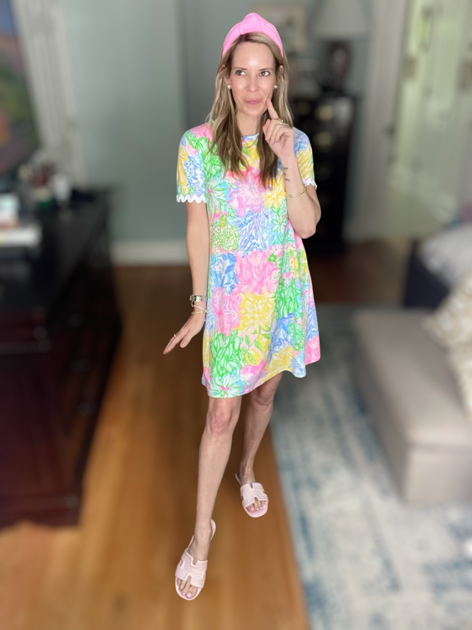 ✨Use code PREPPYREBEL for 10% off Melinda Maria jewelry!✨

💕Matching moment in Lilly! I’m wearing the Lilly Pulitzer Cody Dress in size XS, and my little one is twinning in the infant shift dress—how adorable is the bright print combo? The scalloped trim and soft stretch make it comfy and cute for both of us. Paired it with white sandals and a pink knotted headband for a fun pop of color! These pieces are perfect for mommy-and-me photos, parties, or a playful day out. 🌸🎀👩‍👧

🛍️ Linked everything including accessories & similar styles!
#LillyPulitzer #MommyAndMe #MelindaMaria #PREPPYREBEL #LTKbaby #LTKfamily #LTKstyletip #preppystyle 💕✨👗🍼🌿

#LTKBaby #LTKFindsUnder50 #LTKKids

#LTKFindsUnder100 #LTKShoeCrush #LTKFindsUnder50