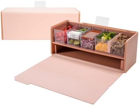 Amazon.com: Prepdeck Mini Recipe Prep & Storage Station - New Compact Design, 8 Containers in 4 S... | Amazon (US)