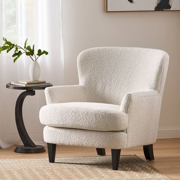 Hartshorn Contemporary Boucle Upholstered Club Chair - Christopher Knight Home | Target