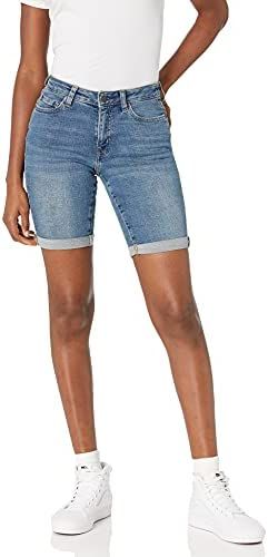 Amazon Essentials Women's 9" Denim Bermuda Shorts | Amazon (US)