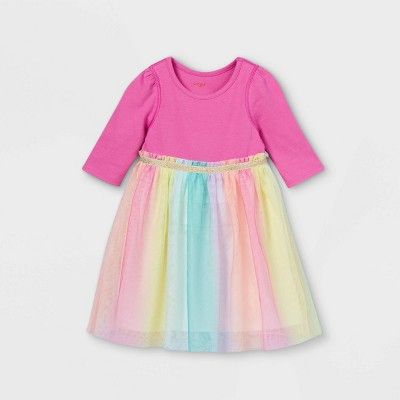 Toddler Girls' Adaptive Abdominal Access Tutu Dress - Cat & Jack™ Pink | Target
