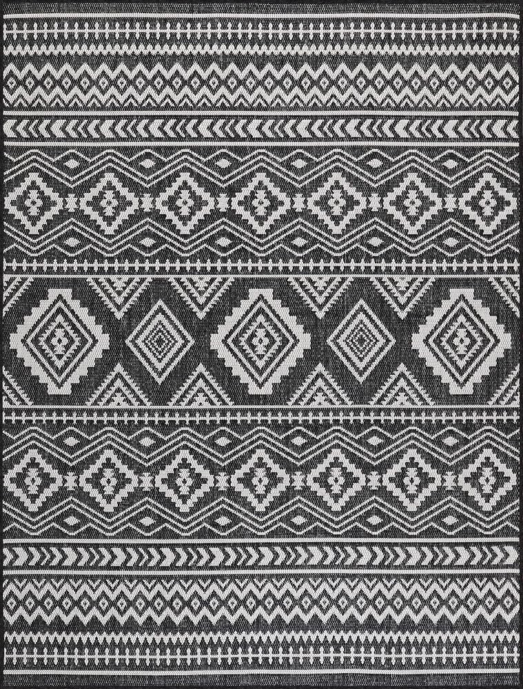 Beverly Rug Waikiki Boho Indoor Outdoor Rug 5x7, Washable Outside Carpet for Patio, Deck, Porch, ... | Amazon (US)