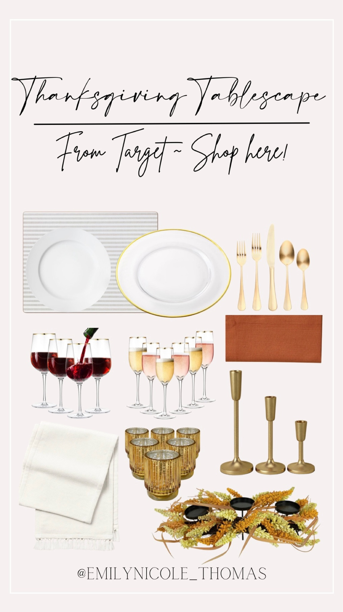 If you’re still looking to create the perfect Thanksgiving table, Target has it all🧡🍂🦃

Fall decor, place setting, Thanksgiving, plates, silverware, placemats, table runner, candle holders, wine glasses, glassware 

#LTKHolidaySale #LTKHoliday #LTKhome
