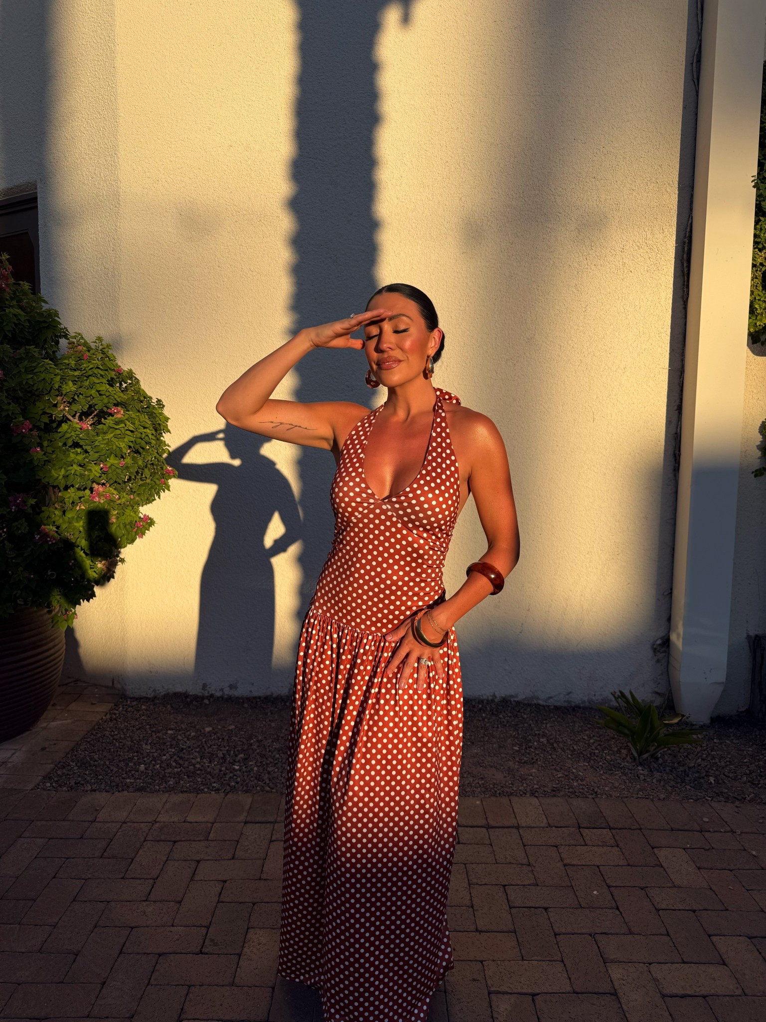 Rounding up some Amazon polka dot moments today! I’m in a size XS in this one! 
Silk dress
Maxi dress
Wedding guest 
Easter dress


#LTKSeasonal #LTKootd #LTKgrwm