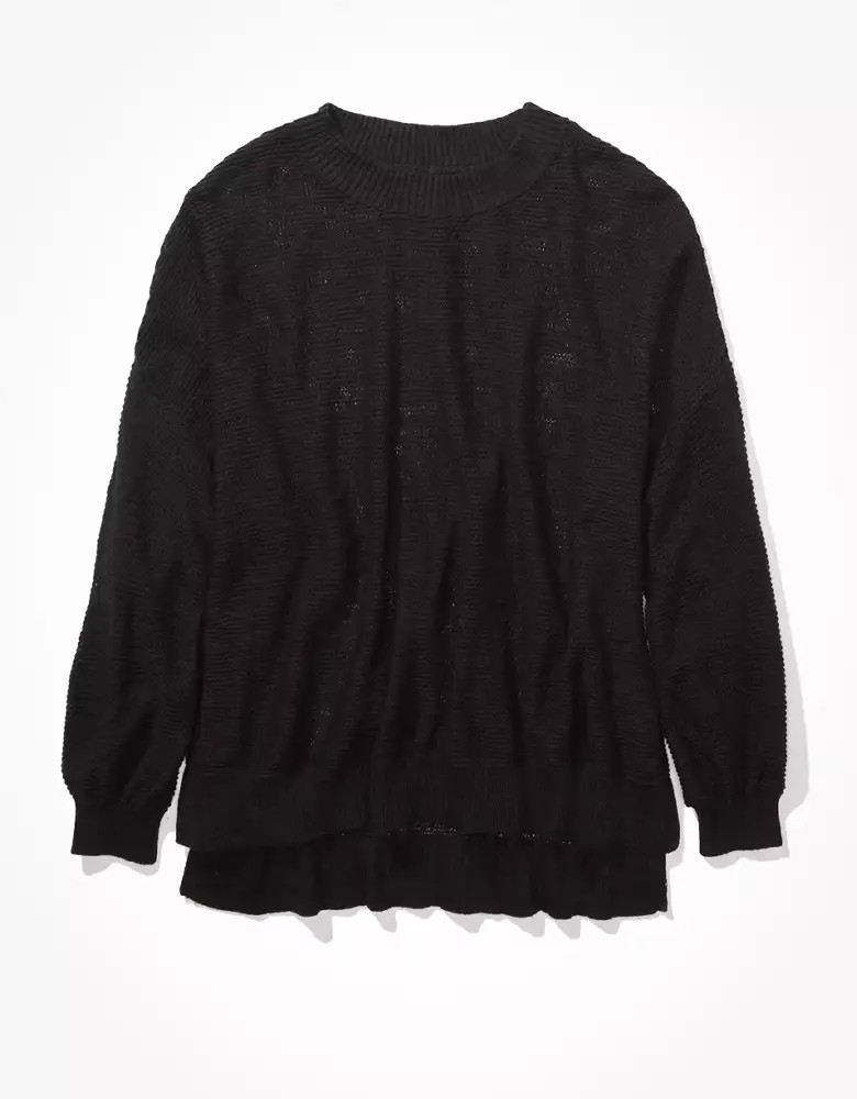 AE Oversized Crew Neck Sweater | American Eagle Outfitters (US & CA)