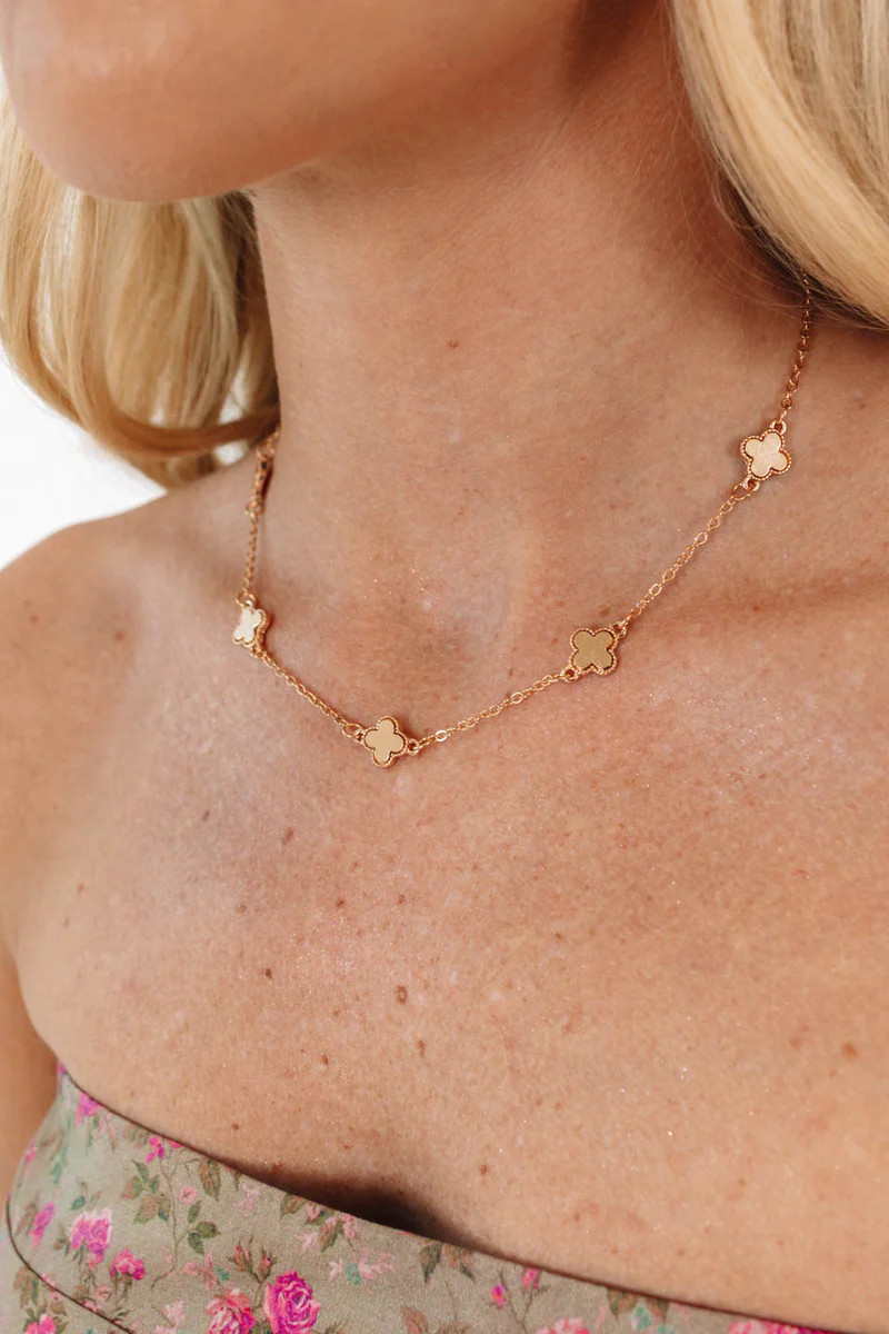 A Little Lucky Necklace - Gold | The Impeccable Pig
