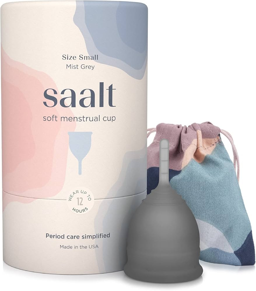 Saalt Soft Menstrual Cup - Best Sensitive Reusable Period Cup - Wear for 12 Hours - Tampon and Pa... | Amazon (US)