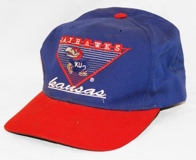 RARE Vintage 90s KU Jayhawks Kansas University Annco Collegiate Snapback Hat Cap  | eBay | eBay US