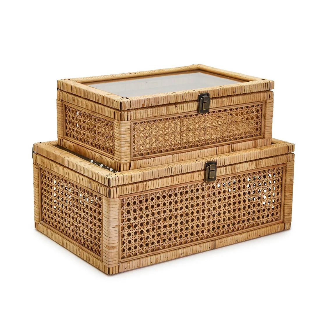 Rattan Decorative Storage Boxes | Shop.app