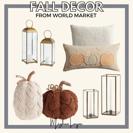 Fall home decor; world market decor; fall decor 2022; pumpkins; lanterns; fall pillows

#LTKSeasonal #LTKhome