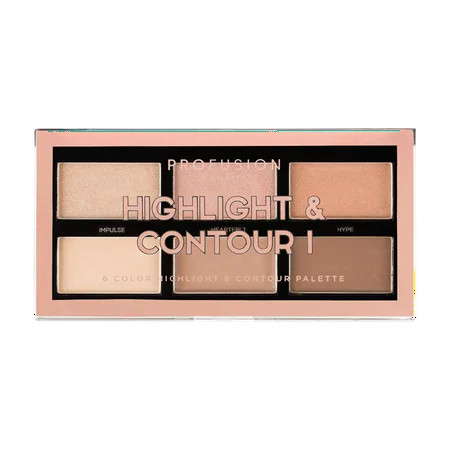 Profusion Cosmetics Highlight & Contour 6 Color Palette | Walmart (US)