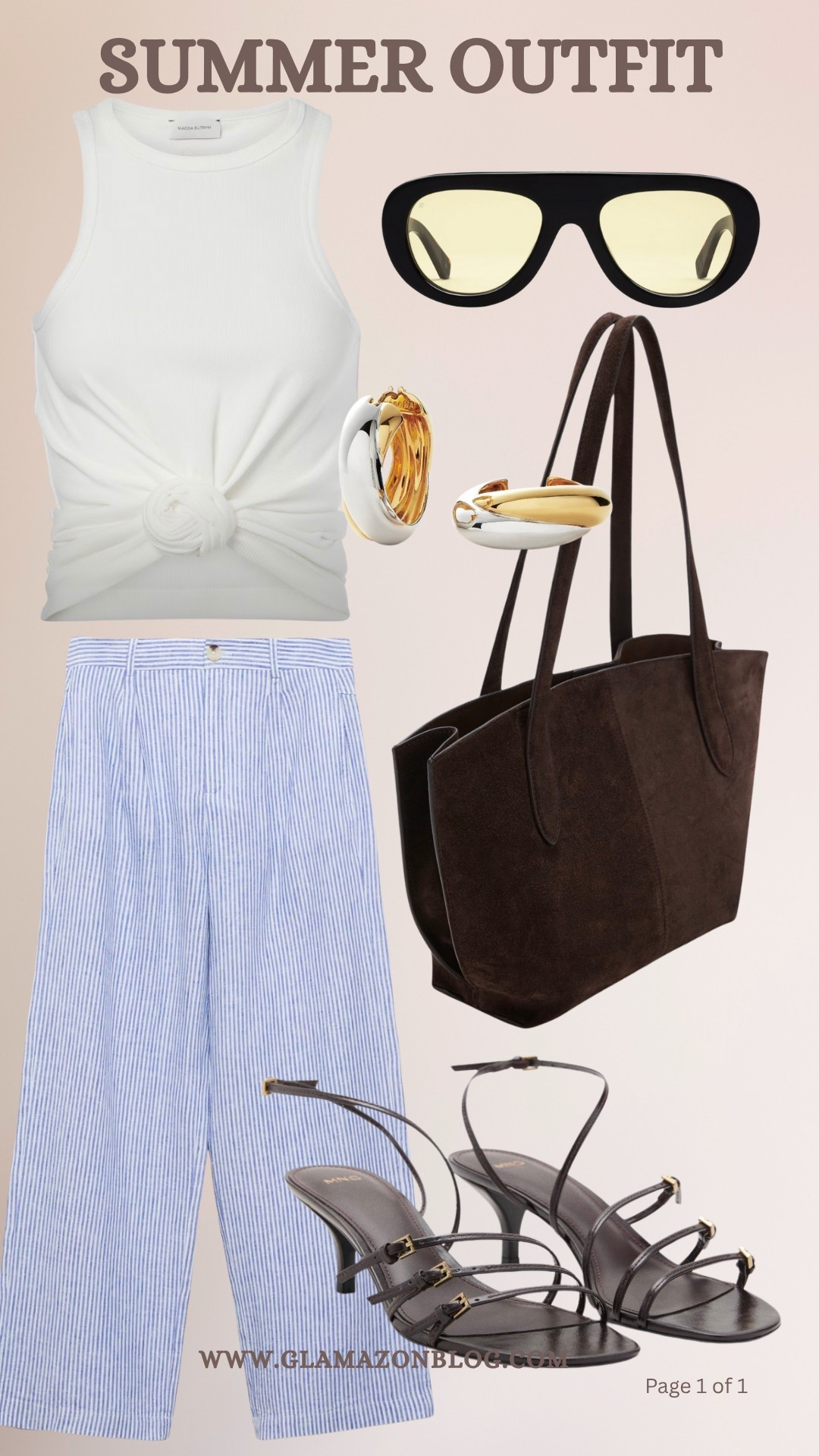Summer outfit, mango outfit, suede bag, brown heels, strappy sandals, knot tshirt, vacation outfit

#LTKeurope #LTKuk #LTKsummer