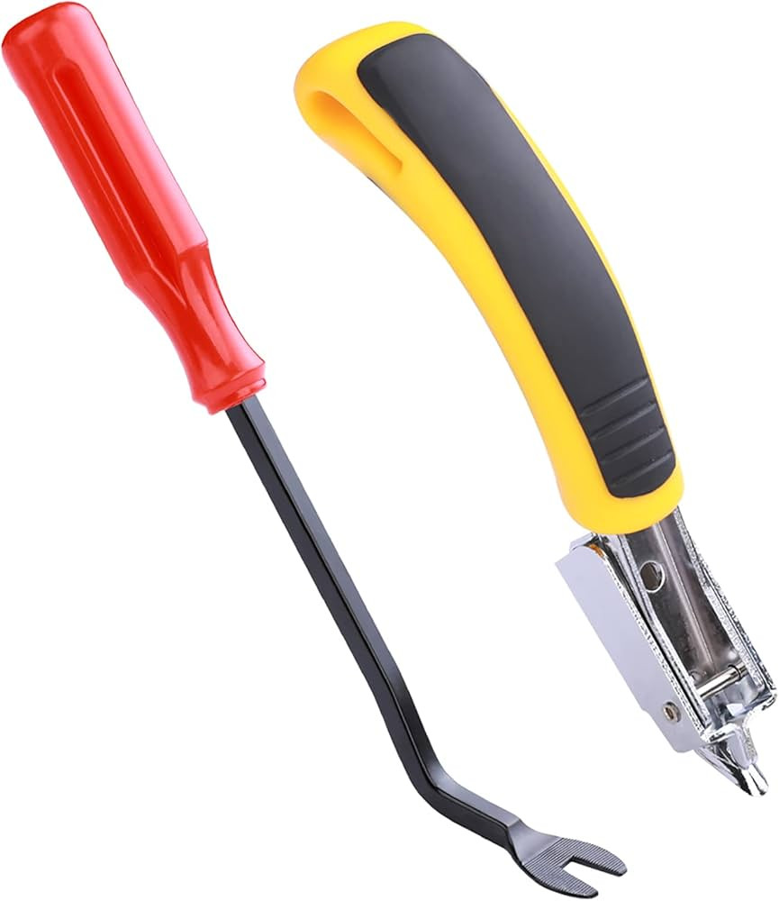 2PCS Upholstery and Construction Staple Remover with Tack Puller Tool, Nail Puller, Carpet Remove... | Amazon (US)