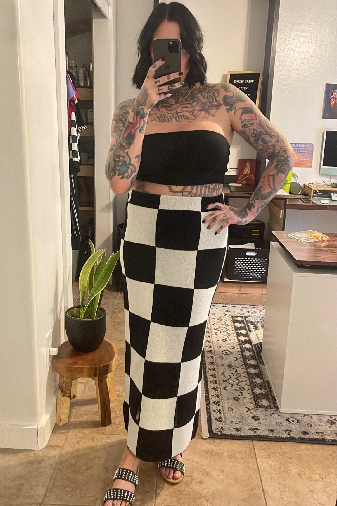 My obsession with checkered everything….is not going anywhere 🖤 

#LTKSeasonal #LTKstyletip #LTKshoecrush