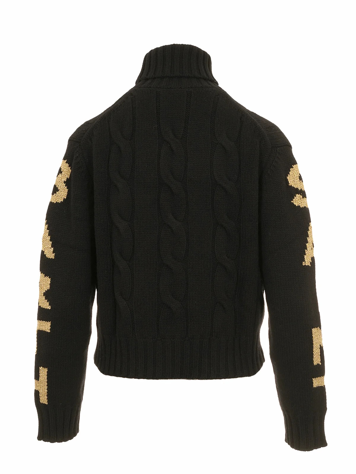Mc2 Saint Barth Turtleneck Braided Sweater | Cettire Global